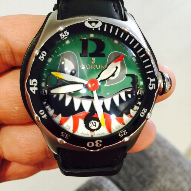 Corum Bubble Dive Bomber Sharks Head Luxury On Carousell