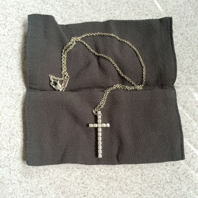 Emporio armani cross necklace hotsell