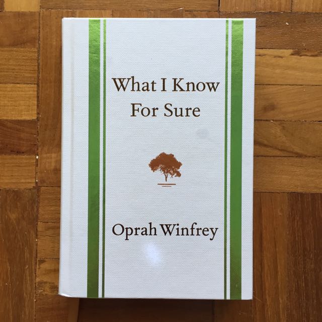 Price Reduced What I Know For Sure Oprah Winfrey Hard Cover