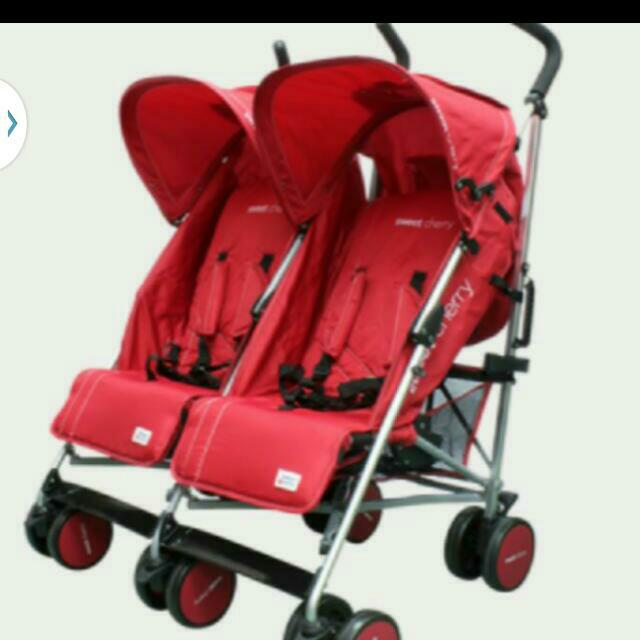 Sweet cherry twin stroller discount
