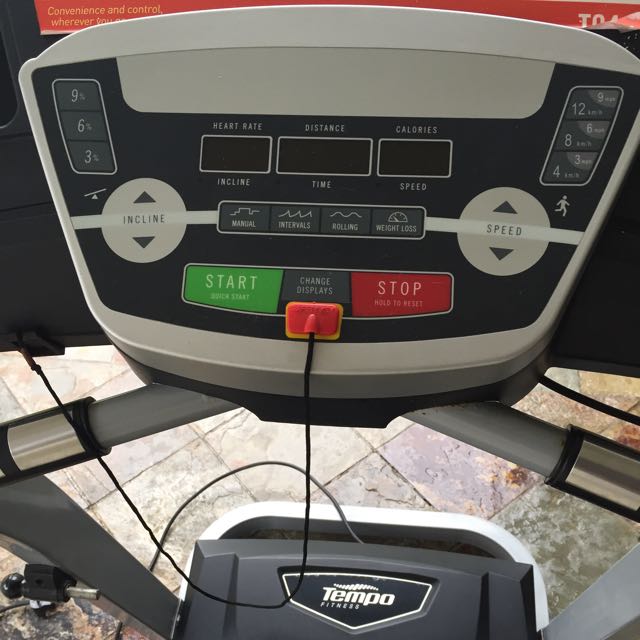 T941 Horizon Tempo Treadmill PTM32 Black Sports Equipment Exercise Fitness Cardio Fitness Machines on Carousell