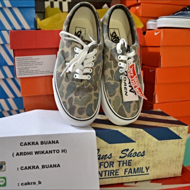 vans era van doren camo