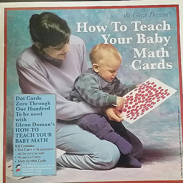 Glenn Doman Flash Cards Maths Kit, Hobbies & Toys, Books & Magazines
