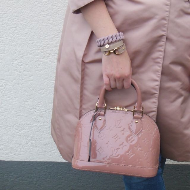 LV Alma BB in Rose Velours Vernis, Women's Fashion, Bags & Wallets,  Shoulder Bags on Carousell