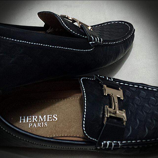 hermes leather shoes