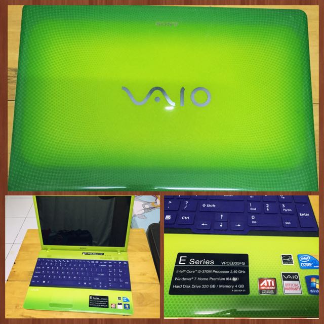 Sony Vaio Limited Edition Green Colour (used), Computers & Tech 
