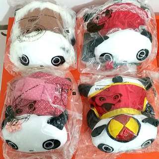 💡New 15 Tare Panda Of Different Countries from Singtel With 2 Phone Cards Unused Included In Each Panda