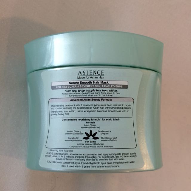 Asience Hair Mask For Oily Scalp Severely Dry Ends Health