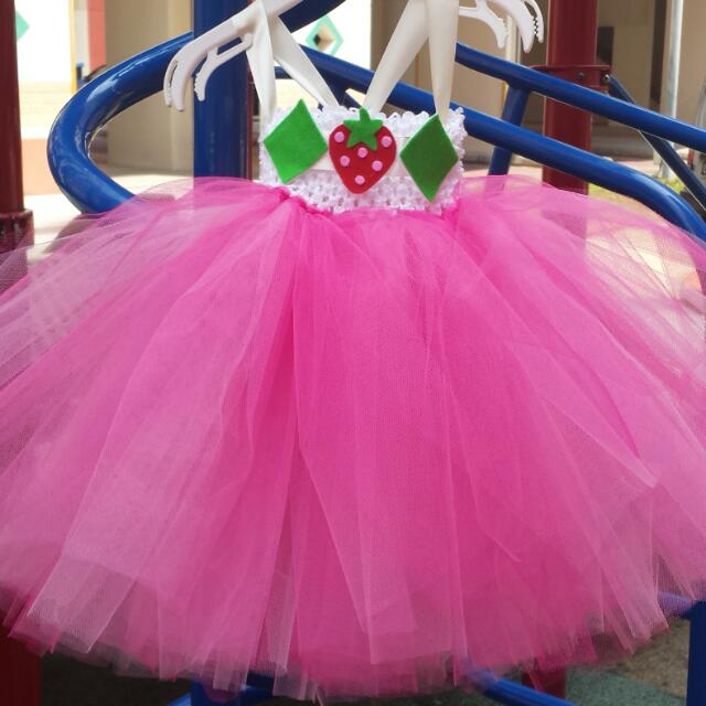 MTO Strawberry Shortcake Tutu Dress Babies Kids Babies Kids