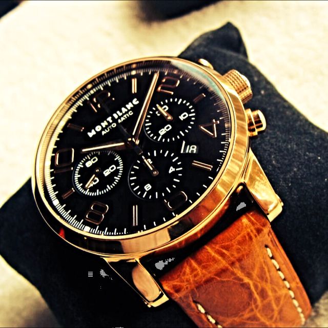 Montblanc timewalker rose gold discount