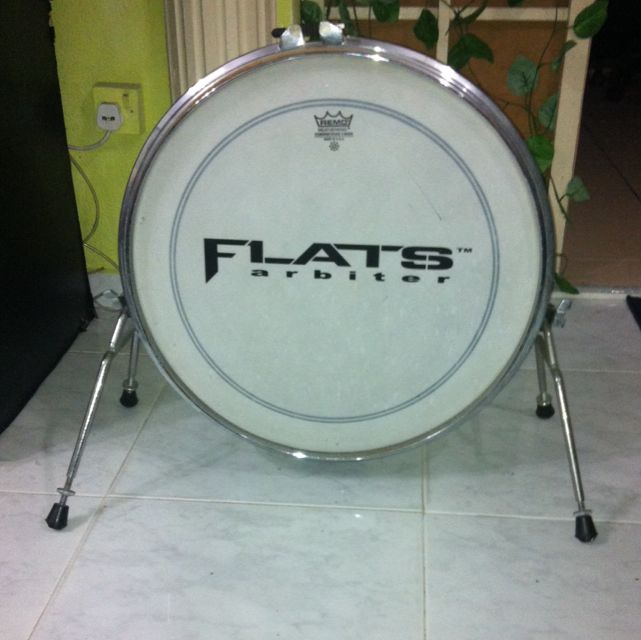 Flat shop bass drum