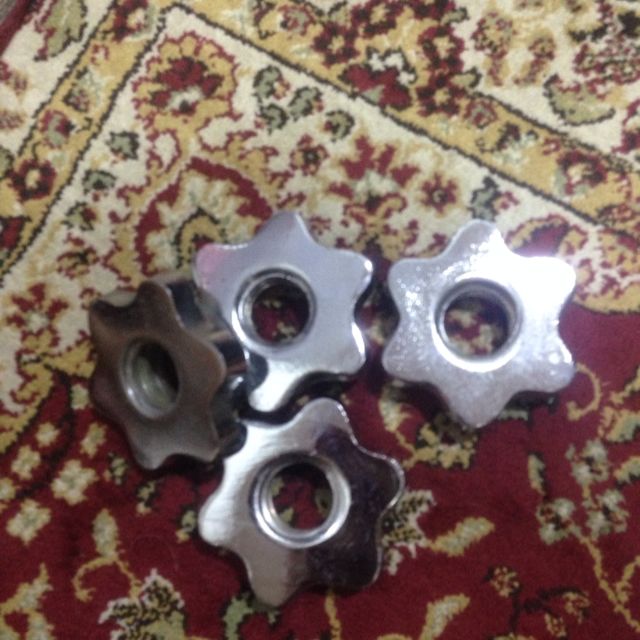 Dumbbell/Barbell Screws (x4), Men's Fashion, Tops & Sets, Swim Top