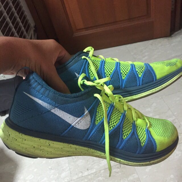 nike flyknit lunar 2 blue