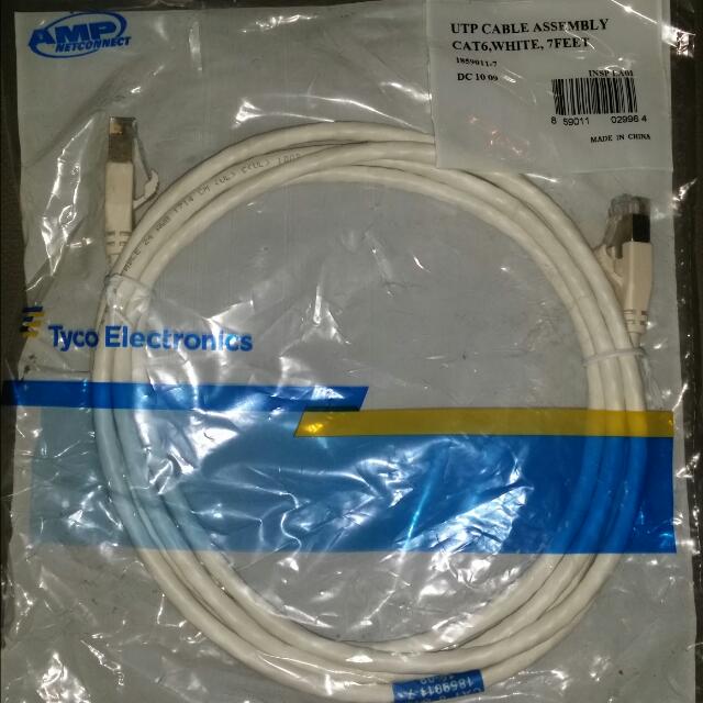 Tyco Electronics AMP Netconnect Cat. 6 Patch Cable (For / LAN
