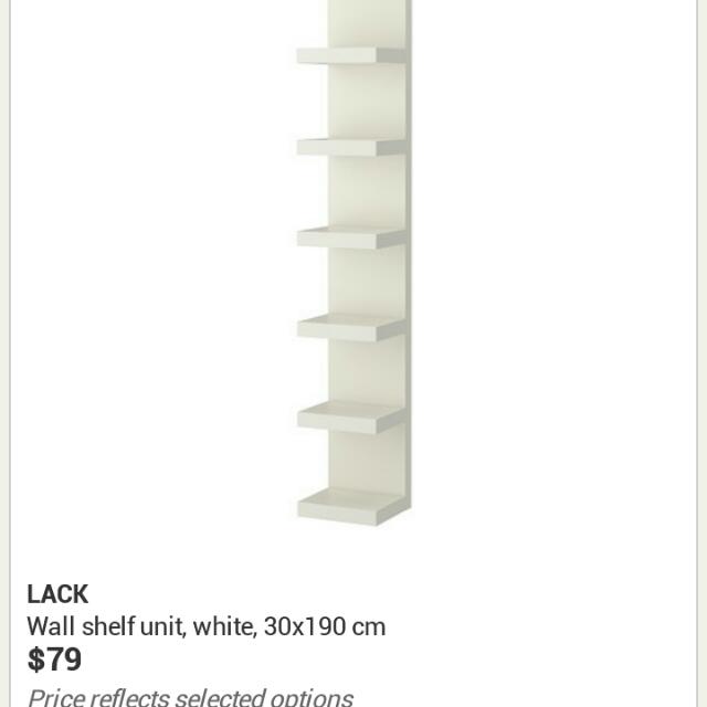 Wall Shelf Unit 2 Shelves Unit Both In Black Color Product Fr