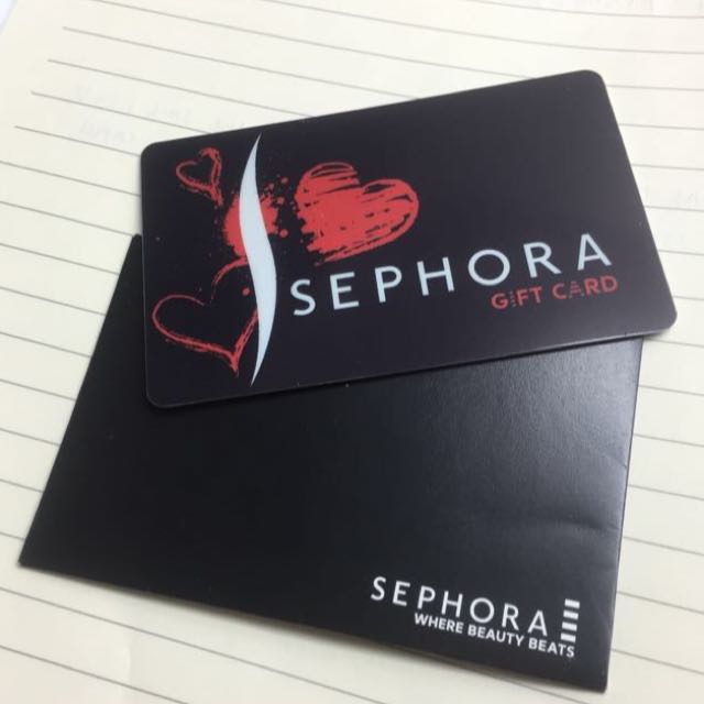 50 Value Sephora Gift Card Tickets Vouchers Store Credits On Carousell