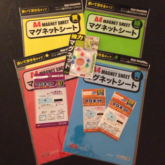 Daiso Boards, Cases & Pins, Hobbies & Toys, Stationery & Craft