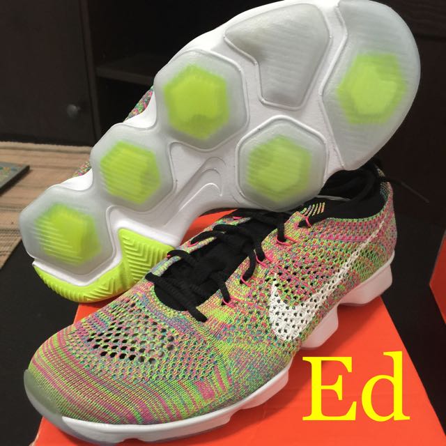 Nike Flyknit Zoom Agility Multicolor Repriced Women s Fashion Footwear Sneakers on Carousell