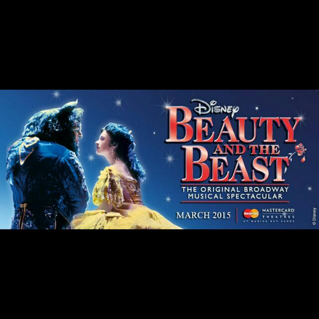 Beauty & The Beast Tickets, Tickets & Vouchers, Event Tickets on Carousell