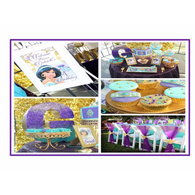 Jasmine Alladin Princess Themed Birthday Party Party