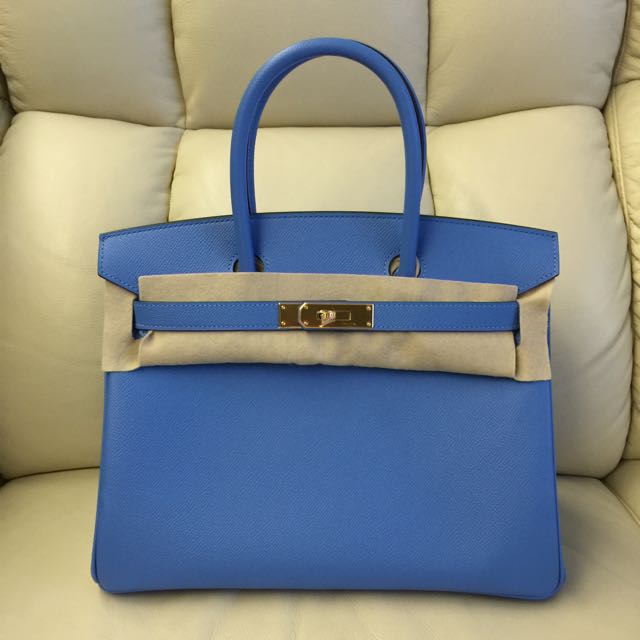 Hermès Birkin 30 in Blue Paradise Epsom GHW