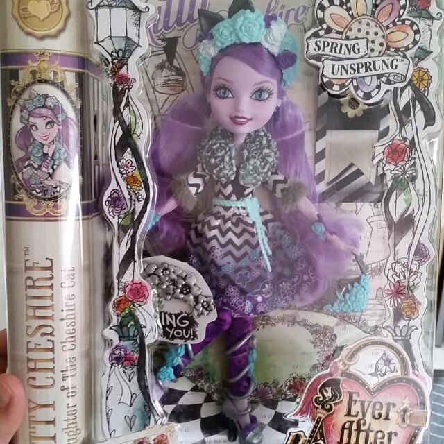 ever after high spring unsprung kitty cheshire doll