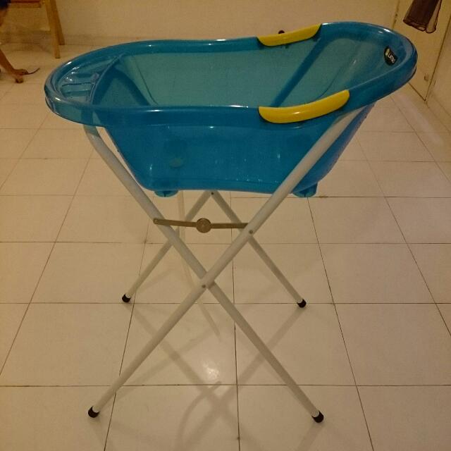 Latido Baby Bath Tub With Stand And Hose Babies Kids On Carou Photo