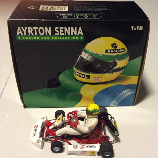 1:18 Ayrton Senna Racing Car Collection - Kart Paris-Bercy 1993