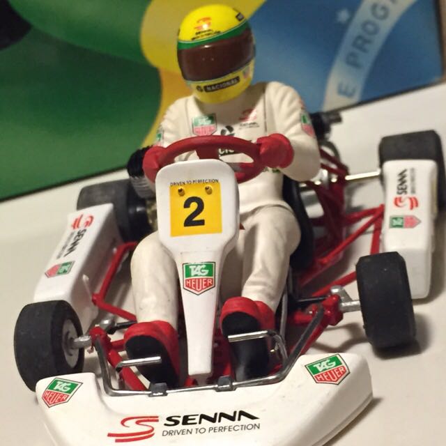1:18 Ayrton Senna Racing Car Collection - Kart Paris-Bercy 1993
