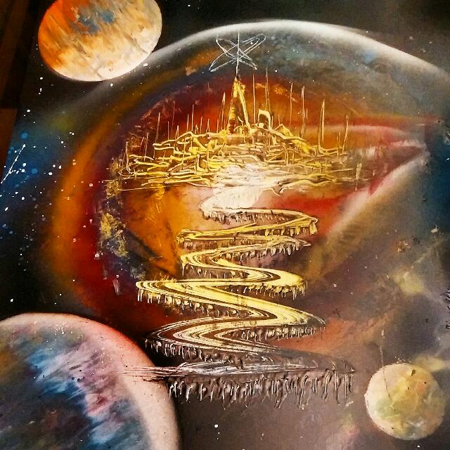 Spray Paint Art Secret Castle In Space Hobbies Toys Stationary Craft Craft Supplies Tools On Carousell
