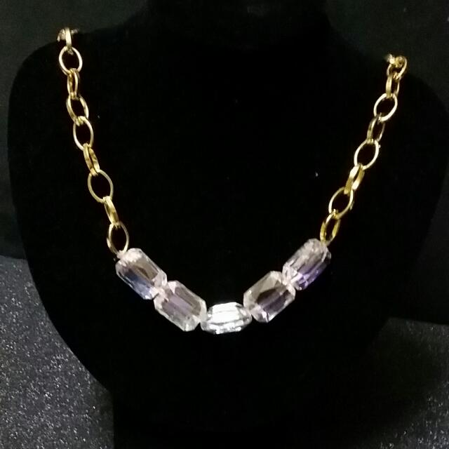 Rectangular Diamond Necklace (Category: Necklaces) located in Singapore. Submitted by p.belleza (Listing ID 15867956, Image 1). Description: .