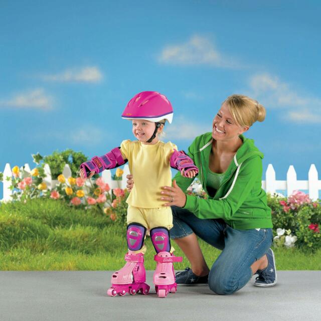 Barbie grow with me skates top