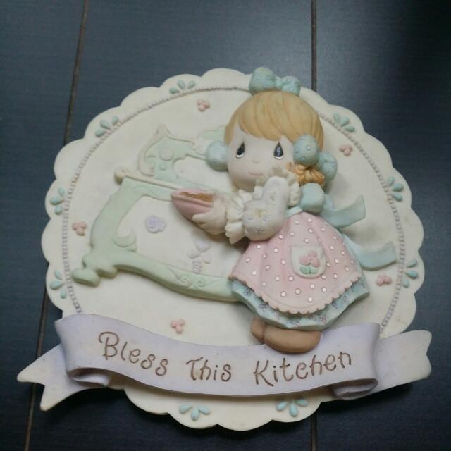 Precious Moments Vintage Piece Bless This Kitchen Vintage Collectibles On Carousell
