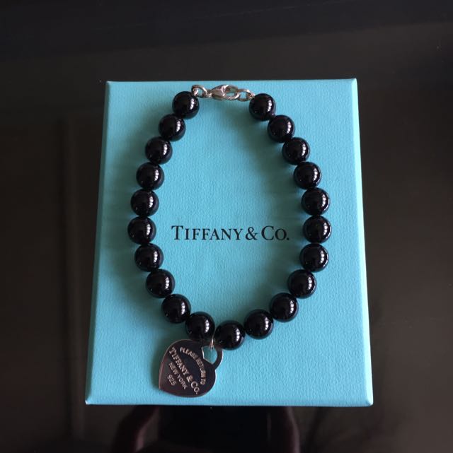 tiffany black onyx bracelet
