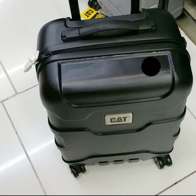 Cat luggage deals trolley