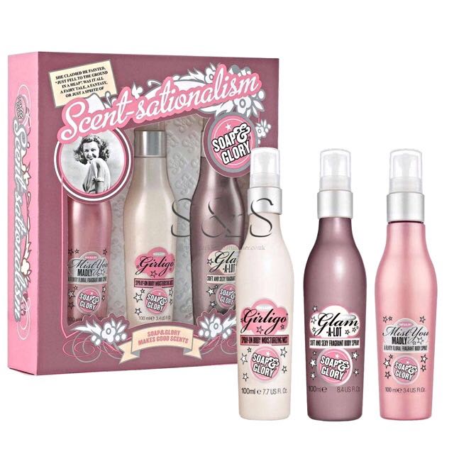 Soap and glory new arrivals body mist set
