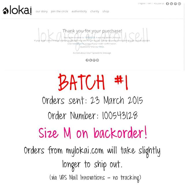 Lokai order status sale