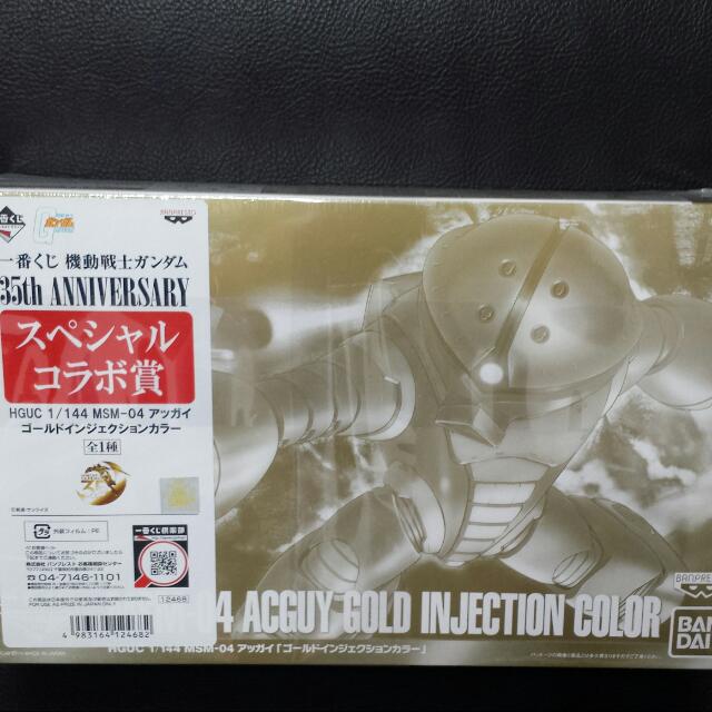 Bandai HGUC 1/144 MSM-04 Acguy Gold Injection Color, Hobbies & Toys ...