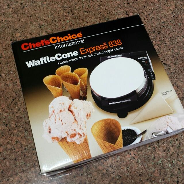 Chef's choice 838 waffle cone express ice cream cone maker 2025