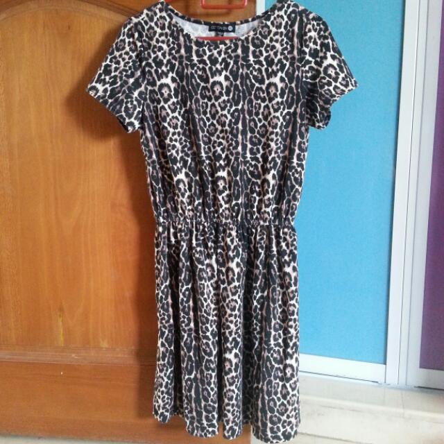 cotton on leopard dress
