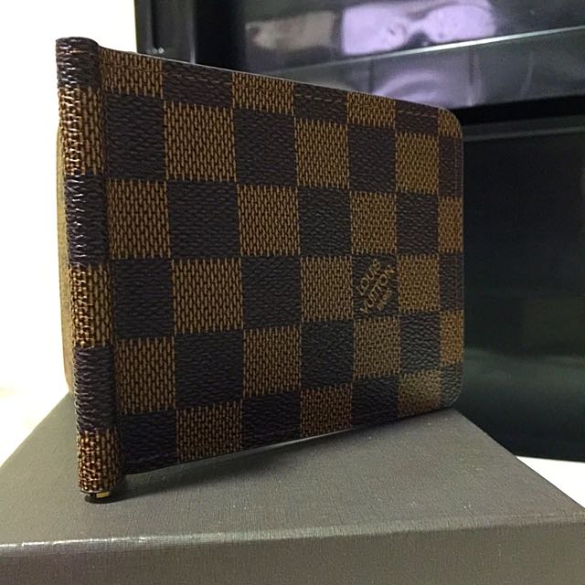 Authentic Louis Vuitton Money Clip Holder Wallet, Luxury, Bags & Wallets on  Carousell