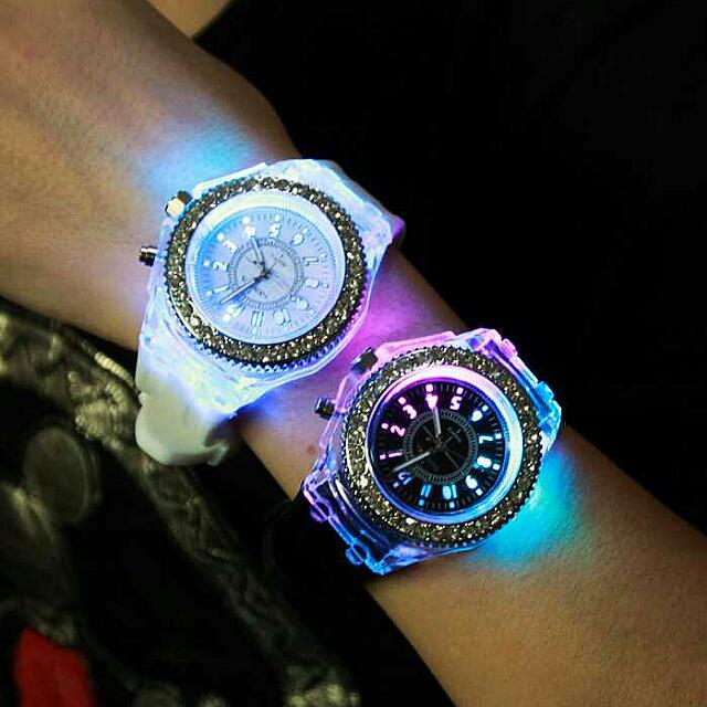 Geneva light up watch 2025
