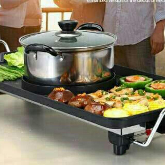 Electric BBQ grill and hot plate, TV & Home Appliances, Kitchen