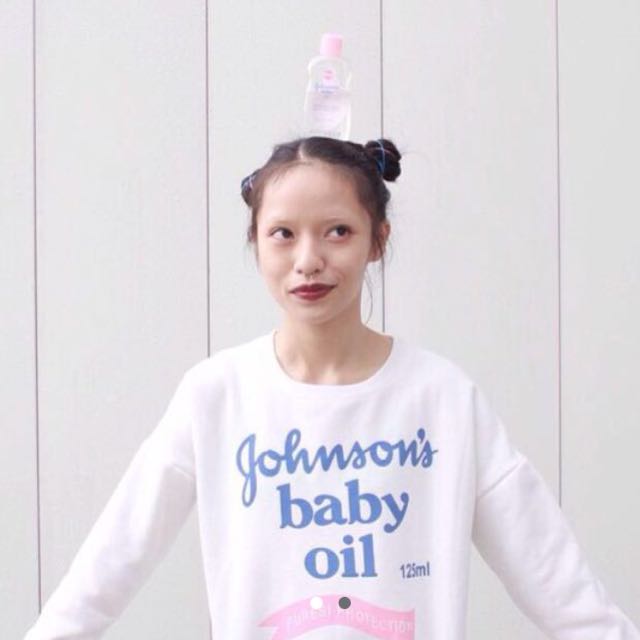 Johnson's baby deals oil sweatshirt