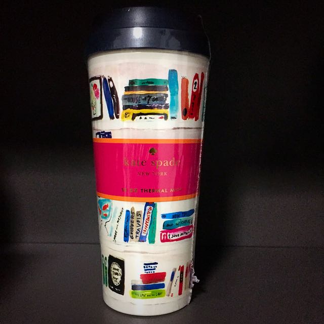 Reserved) KATE SPADE LIKE A BOOK THERMAL MUG, TV & Home Appliances, Kitchen  Appliances, Other Kitchen Appliances on Carousell