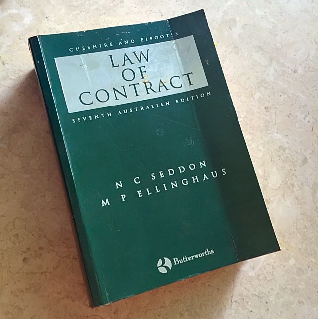 Law Of Contract Hobbies Toys Books Magazines Textbooks On Carousell