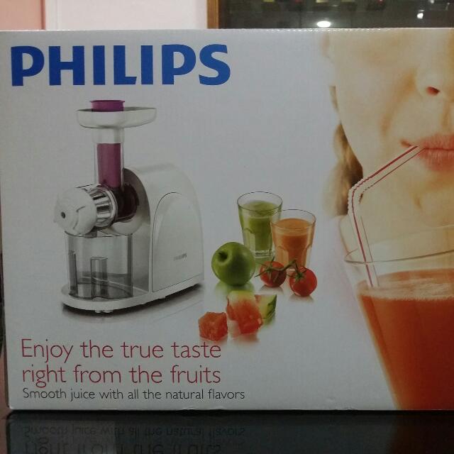 Philips Viva Collection Slow Juicer (HR1830) 150W, TV & Home Appliances