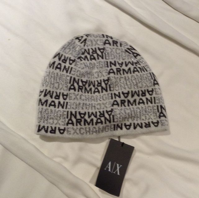armani exchange winter hat