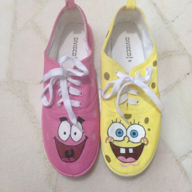spongebob shoes patrick