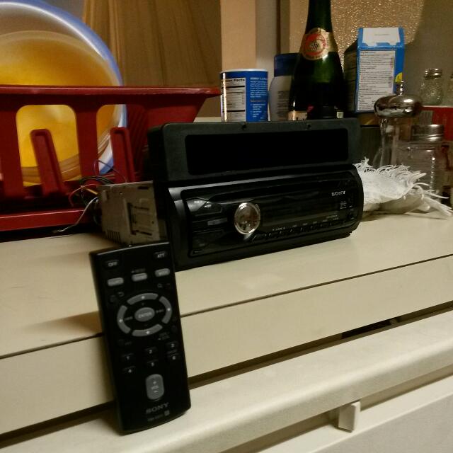 Sony Car Stereocdxgt56uiw Explode 52w X4 Speaker Power With A Cd